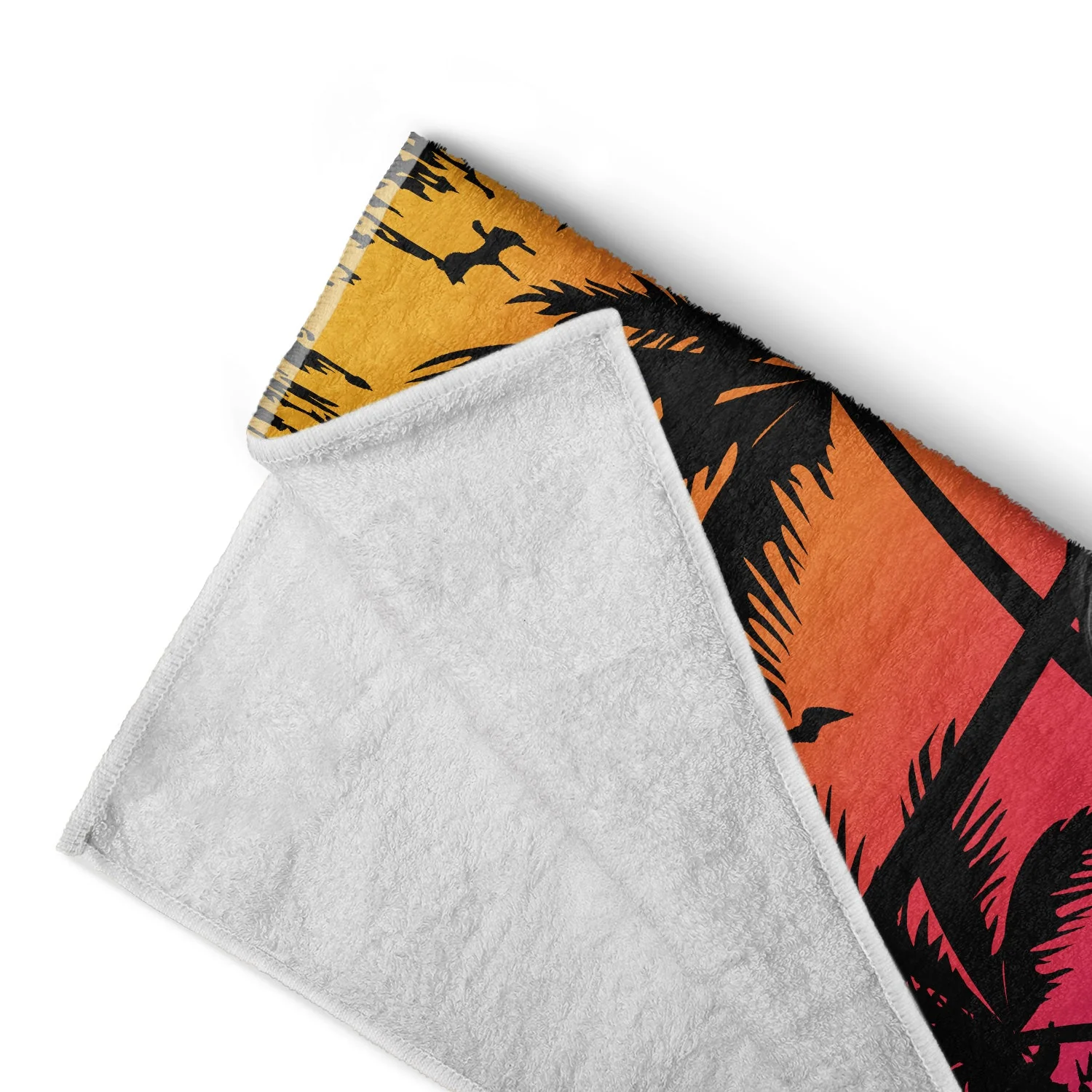 Tropical Sea Ocean Beach Pool Summer Vacation - Birthday Gift For Him, Her, Yourself, Girlfriend, Boyfriend, BFF Best Friends, Traveling Lovers - Personalized Custom Beach Towel - Image 4