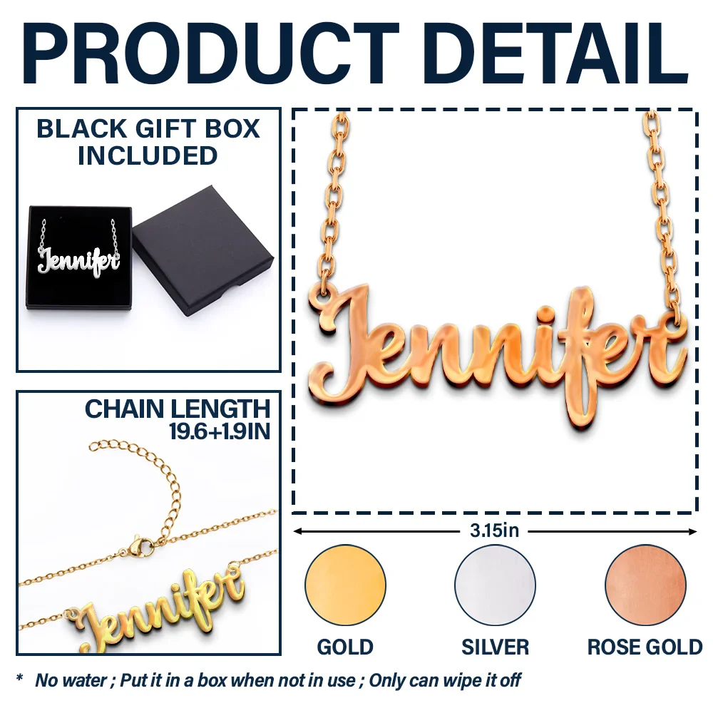 Unleash The Creativity And Design Your Own Name Jewelry - Personalized Letter Necklace - Image 5
