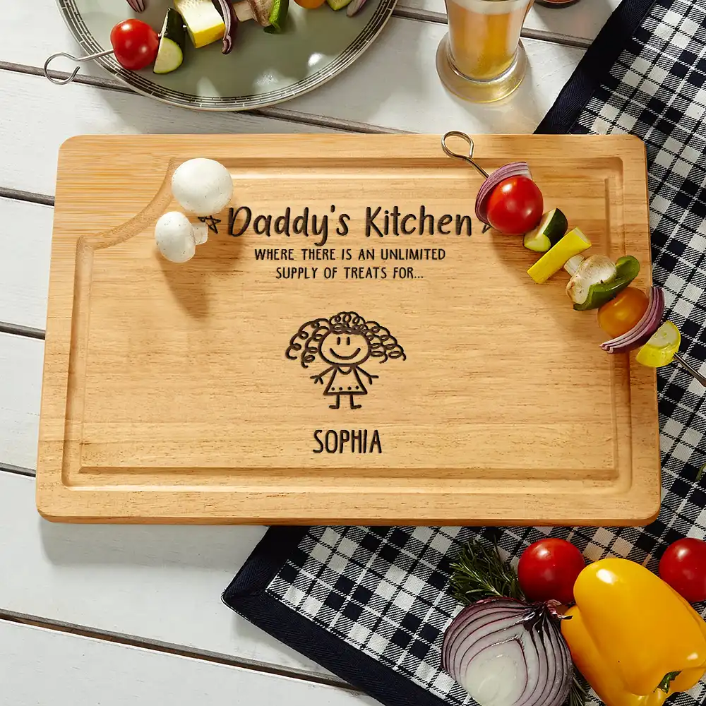 Unlimited Supply Of Treats - Personalized Wooden Cutting Board - Image 2