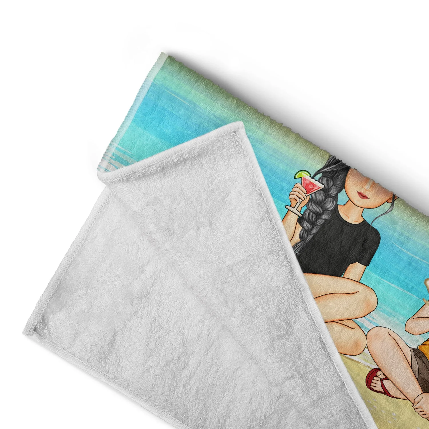 Vacation Trip Family - Gift For Family, Friends, Siblings - Personalized Beach Towel - Image 4