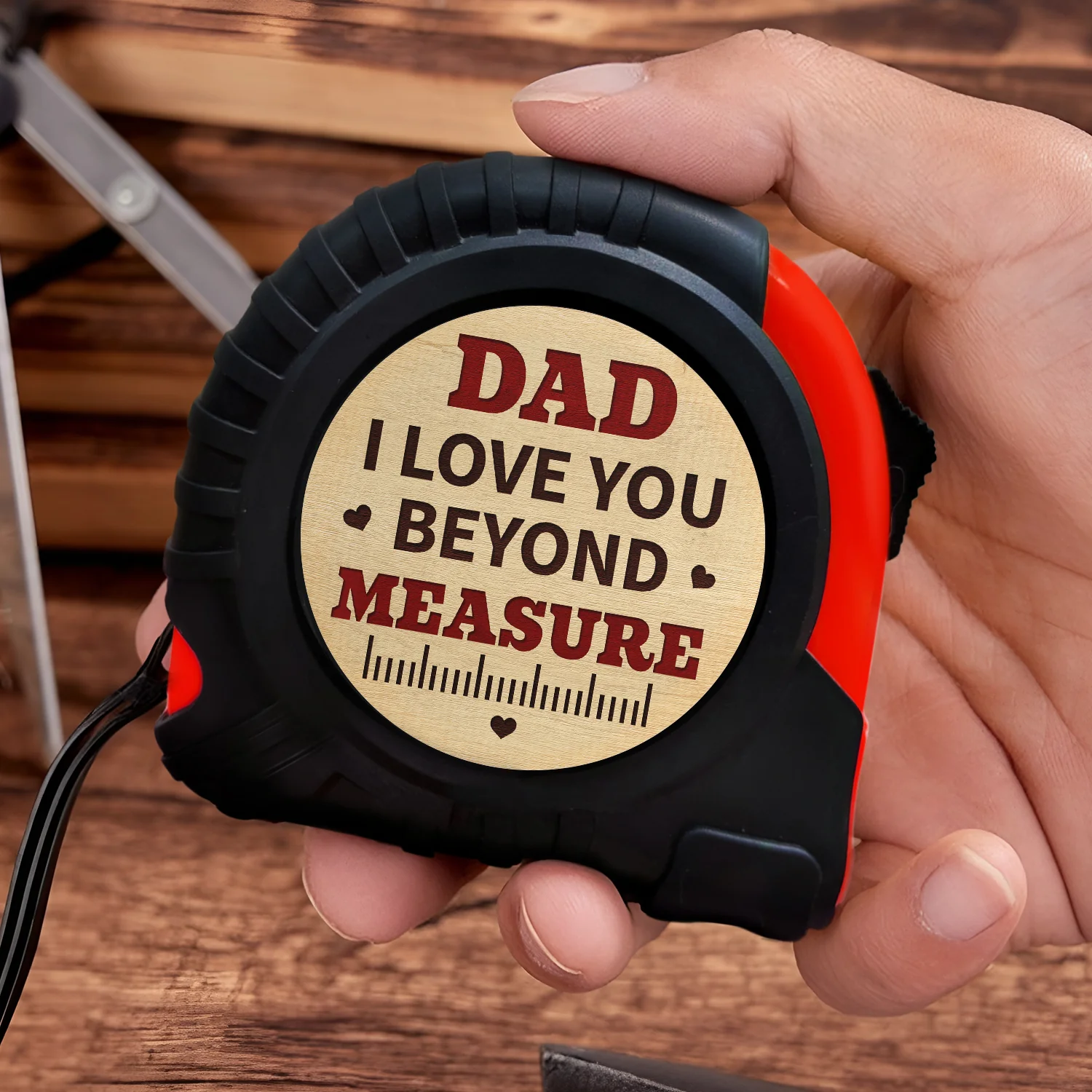 Wander Prints Gift For Dad - I Love You Beyond Measure Tape Measure - Father’s Day, Birthday, Christmas Gift AZCS - Image 4
