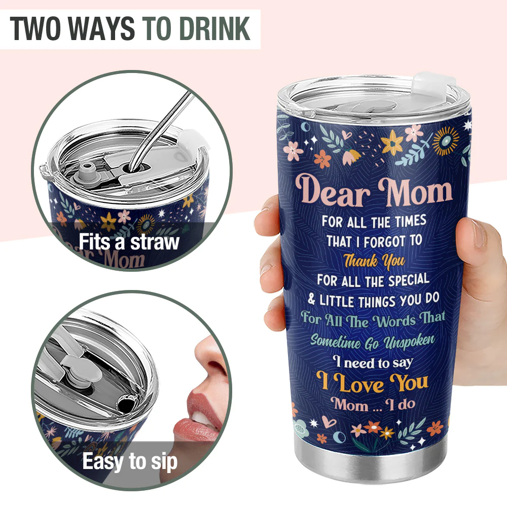 Wander Prints Gift For Mom - Best Mom Ever - 20oz Insulated Tumbler - Mother's Day, Birthday Gift AZCS - Image 4