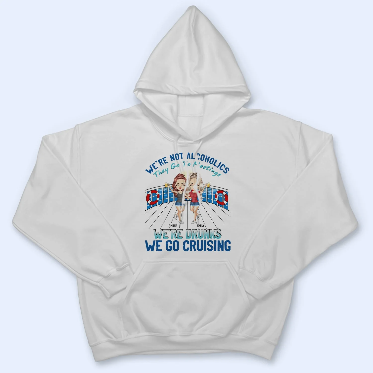 We Go Cruising - Gift For Besties - Personalized Custom T Shirt - Image 4