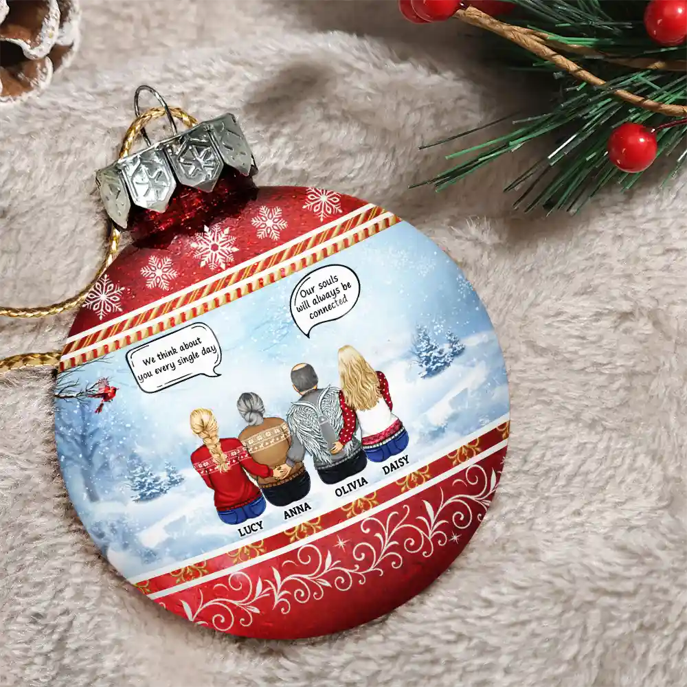 We Miss You - Personalized Ball Ornament - Image 4
