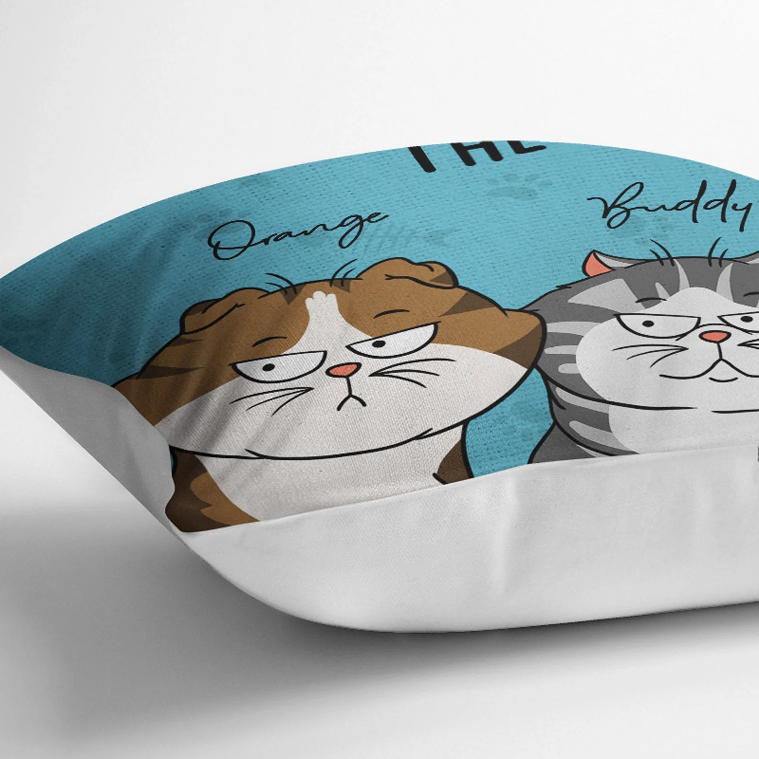 We Rule The House - Home Decor, Birthday, Funny, Housewarming Gift For Cat Lovers - Personalized Pillow - Image 3