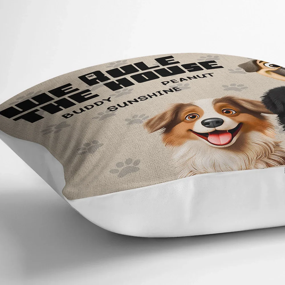 We Rule The House - Personalized Pillow - Image 3