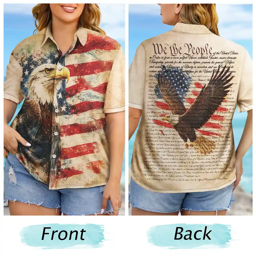 We The People America 250th Anniversary -  Hawaiian Shirt - Image 6