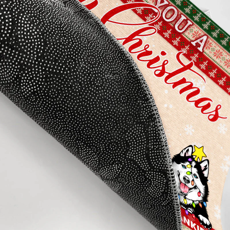 We Wish You A Merry Christmas - Christmas Gift For Pet Lovers - Personalized Custom Doormat - Image 3