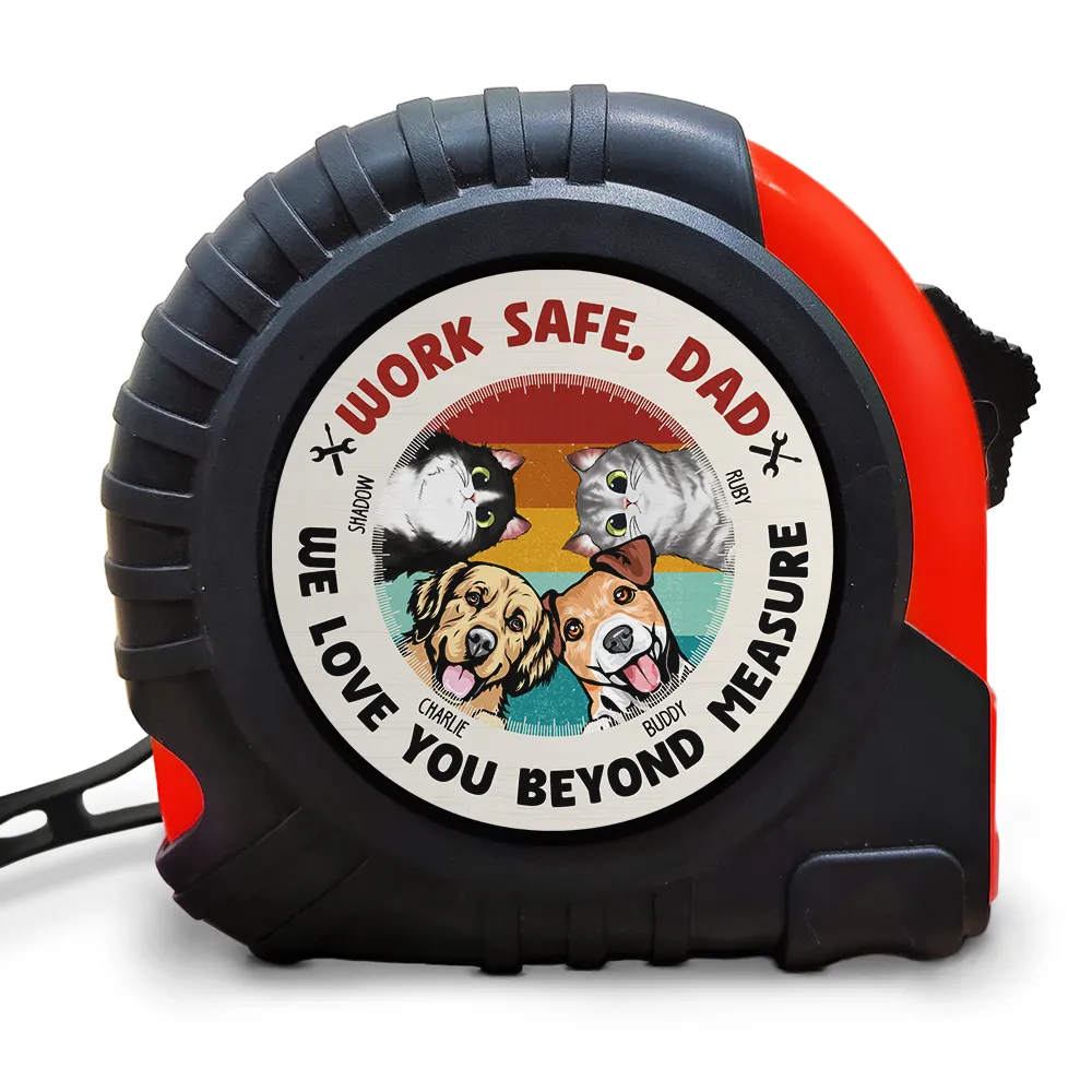 We Woof You Beyond Measure - Personalized Tape Measure