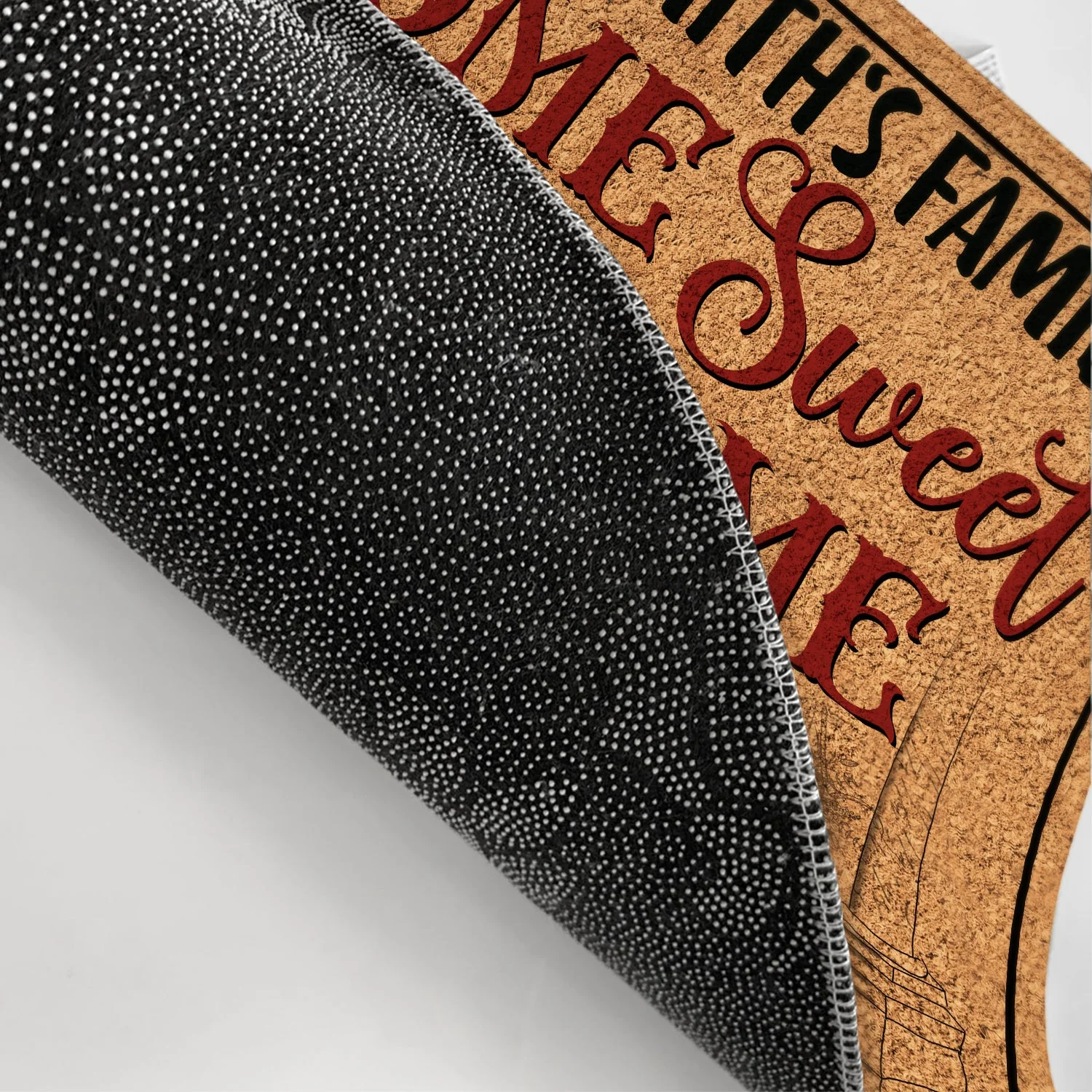 Welcome Home Sweet Home - Outdoor, Home Decor, Gift For Family, Husband, Wife, Couple - Personalized Custom Doormat - Image 3