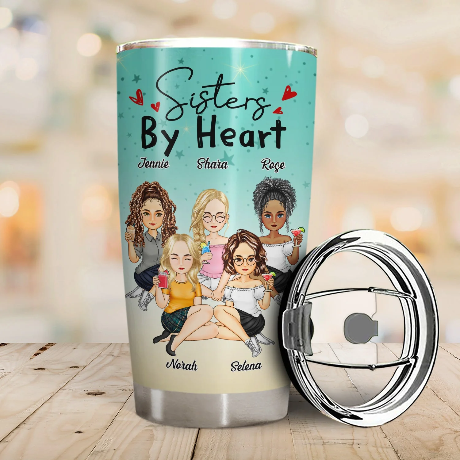 We'll Be Friends Until We're Old And Senile - Gift For Besties, Best Friends - Personalized Tumbler - Image 2
