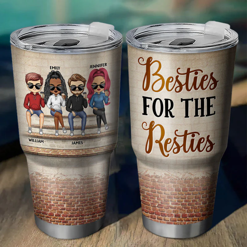 We're Not Sugar And Spice And Everything Nice We're Sage And Hood Best Friends - Bestie BFF Gift - Personalized Custom 30 Oz Tumbler - Image 2