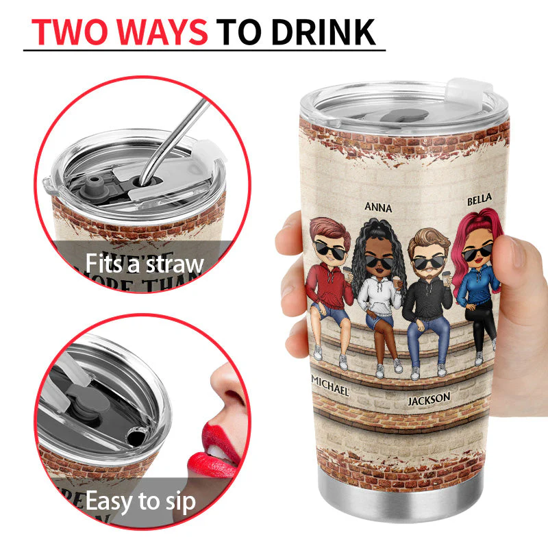 We're Not Sugar And Spice And Everything Nice We're Sage And Hood Best Friends - Bestie BFF Gift - Personalized Custom Tumbler - Image 4