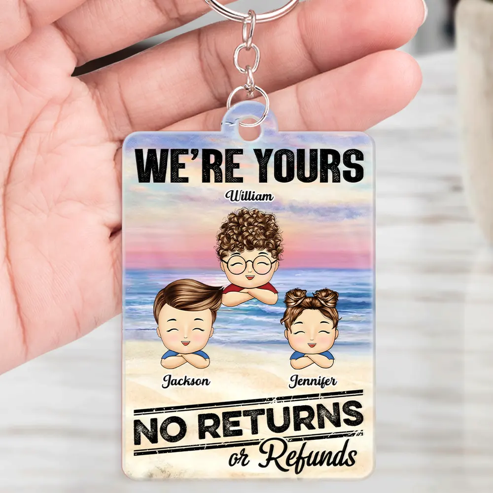 We're Yours No Returns Song QR Code - Personalized Acrylic Keychain - Image 5