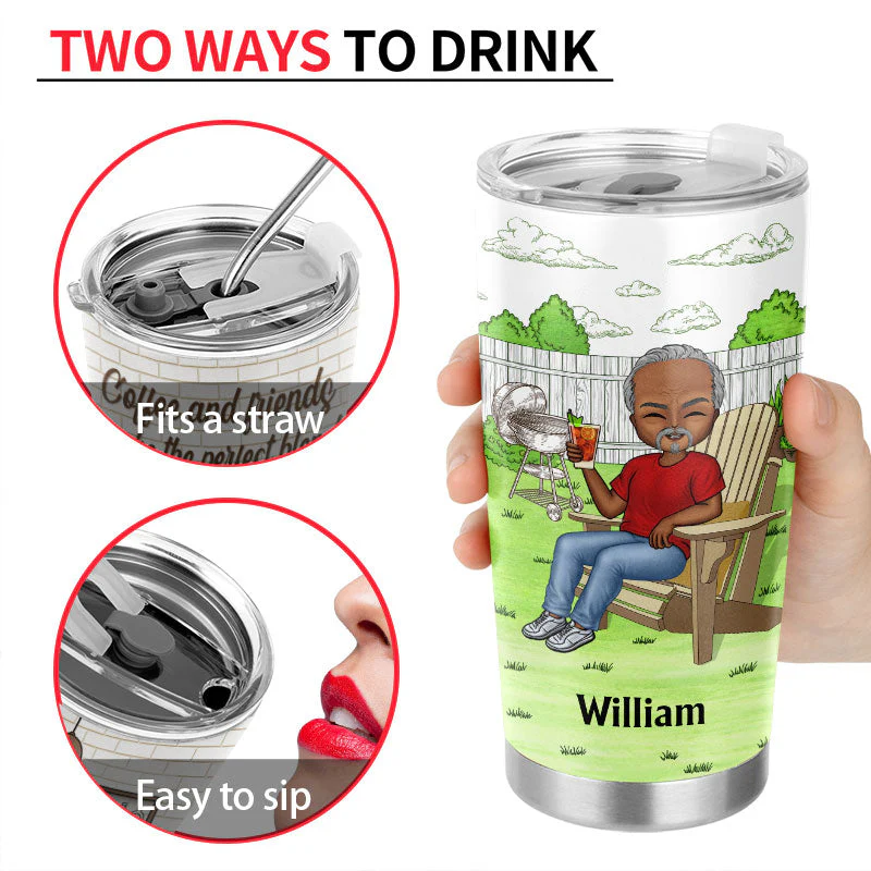 What Day Is Today Who Cares - Retirement Gift - Personalized Custom Tumbler - Image 4
