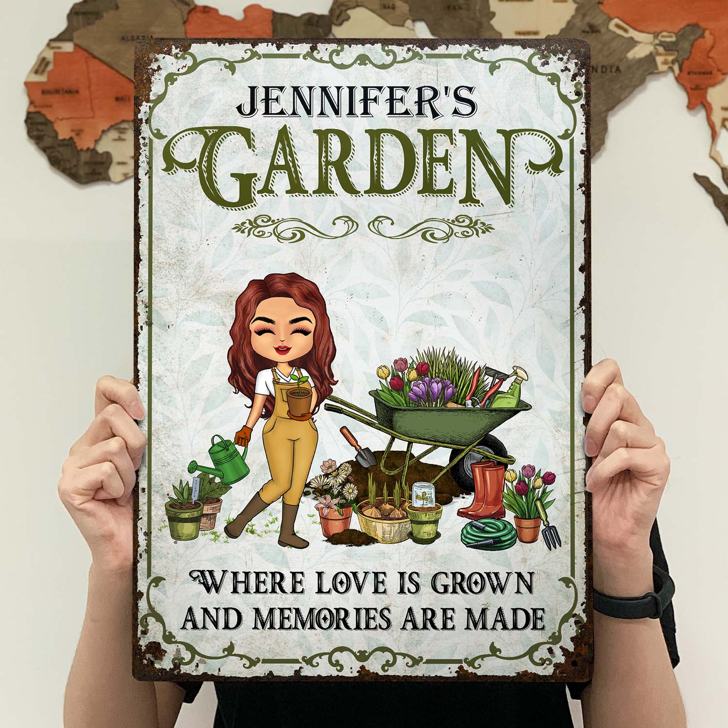 Where Love Is Grown And Memories Are Made - Birthday, Loving Gift For Yourself, Women, Men, Garden Lovers - Personalized Custom Classic Metal Signs - Image 4