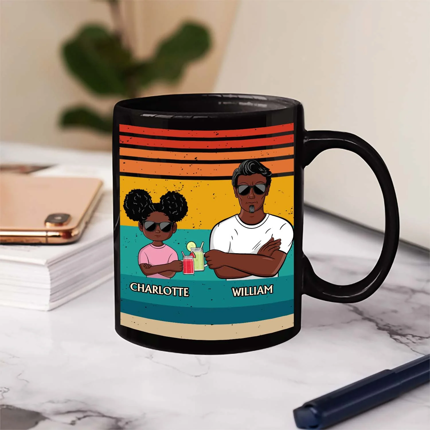 World's Greatest Farter I Mean Father - Funny, Birthday Gift For Father, Husband - Personalized Custom Black Mug - Image 3