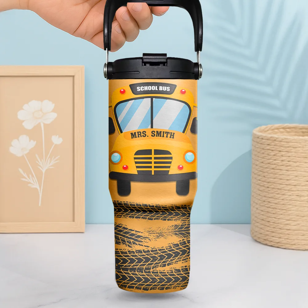 Y'all Gonna Make Me Lose My Mind - Personalized 30oz Tumbler With Handle - Image 2