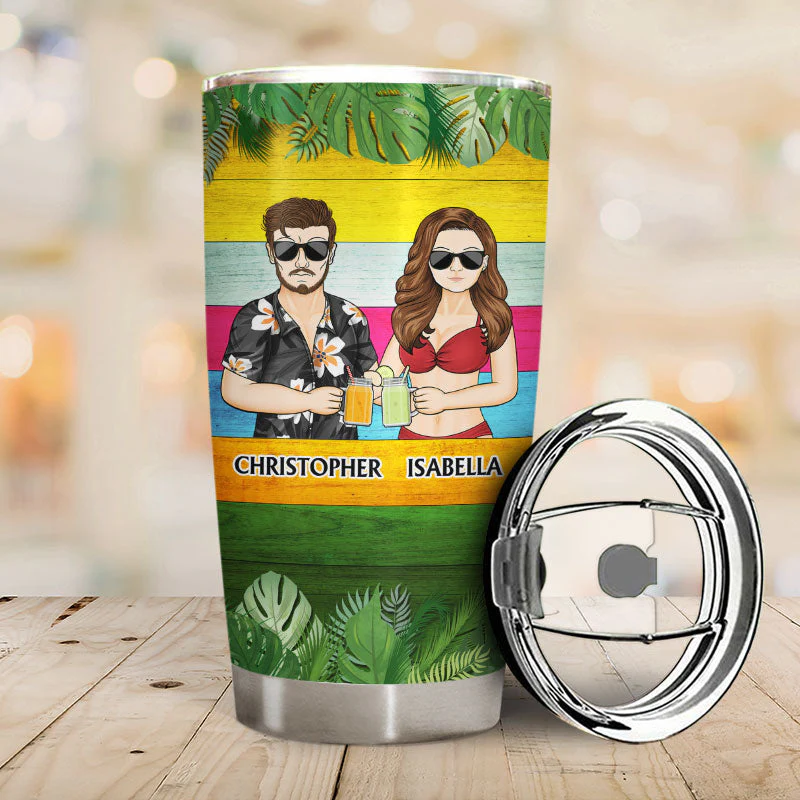 Yes We Are Aware Of How Obnoxious Friends - Summer Gift For Bestie - Personalized Custom Tumbler - Image 2
