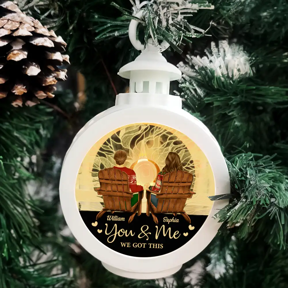 You And Me We Got This Back Couple - Personalized Candlelight Lantern Ornament - Image 5