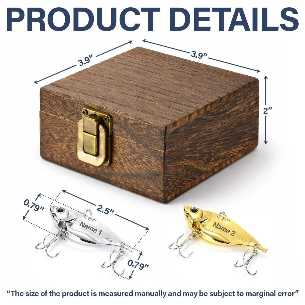 You And Me We Got This - Personalized Metal Fish Lure Set - Image 4