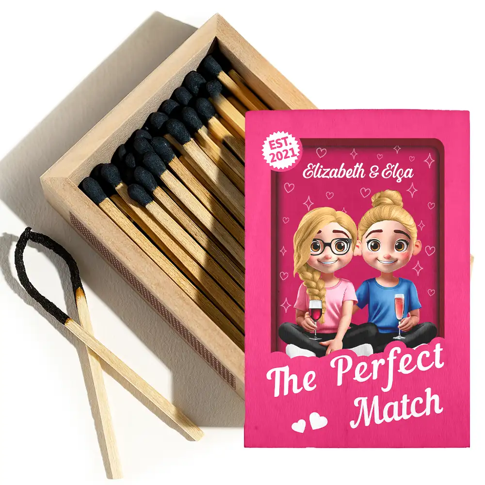 You And Me We Got This - Personalized Wooden Matchbox - Image 3