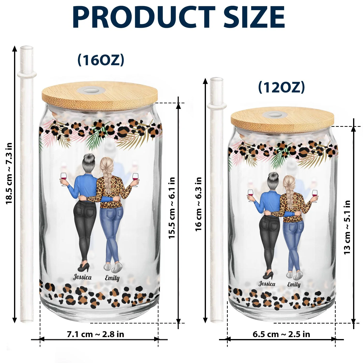 You Are Awesome So This Is Your Reminder - Birthday, Loving Gift For Gift For Daughter, Granddaughter, Girl - Personalized Clear Glass Can - Image 5