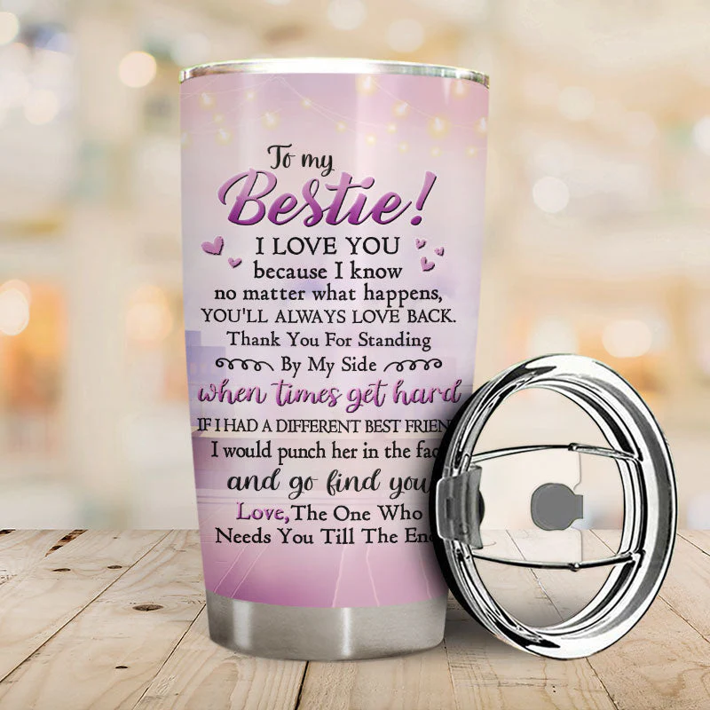 You Are My Person - Gift For Sisters And Best Friends - Personalized Custom Tumbler - Image 2