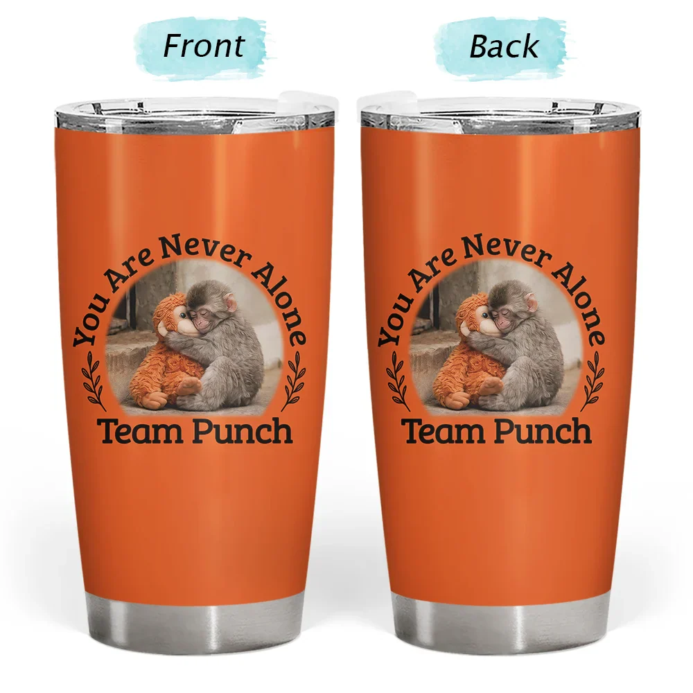 You Are Never Alone Team Punch - Personalized Tumbler - Image 3