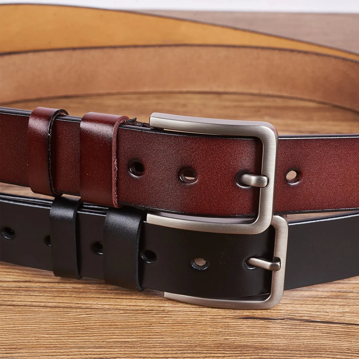 You Are The Best Thing I've Ever Found - Funny Gift For Husband, Boyfriend, Spouse, Fiance, Dad Gift - Personalized Engraved Leather Belt - Image 3