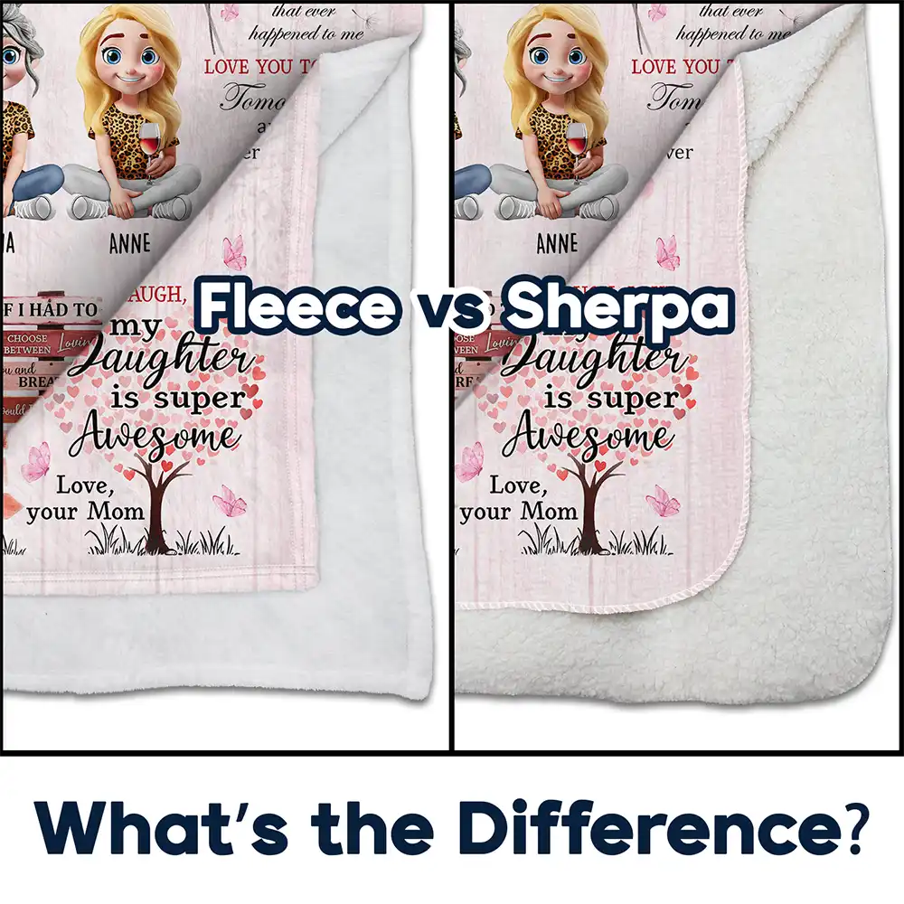 You Are The Happiness In My Life - Personalized Fleece Blanket, Sherpa Blanket - Image 5