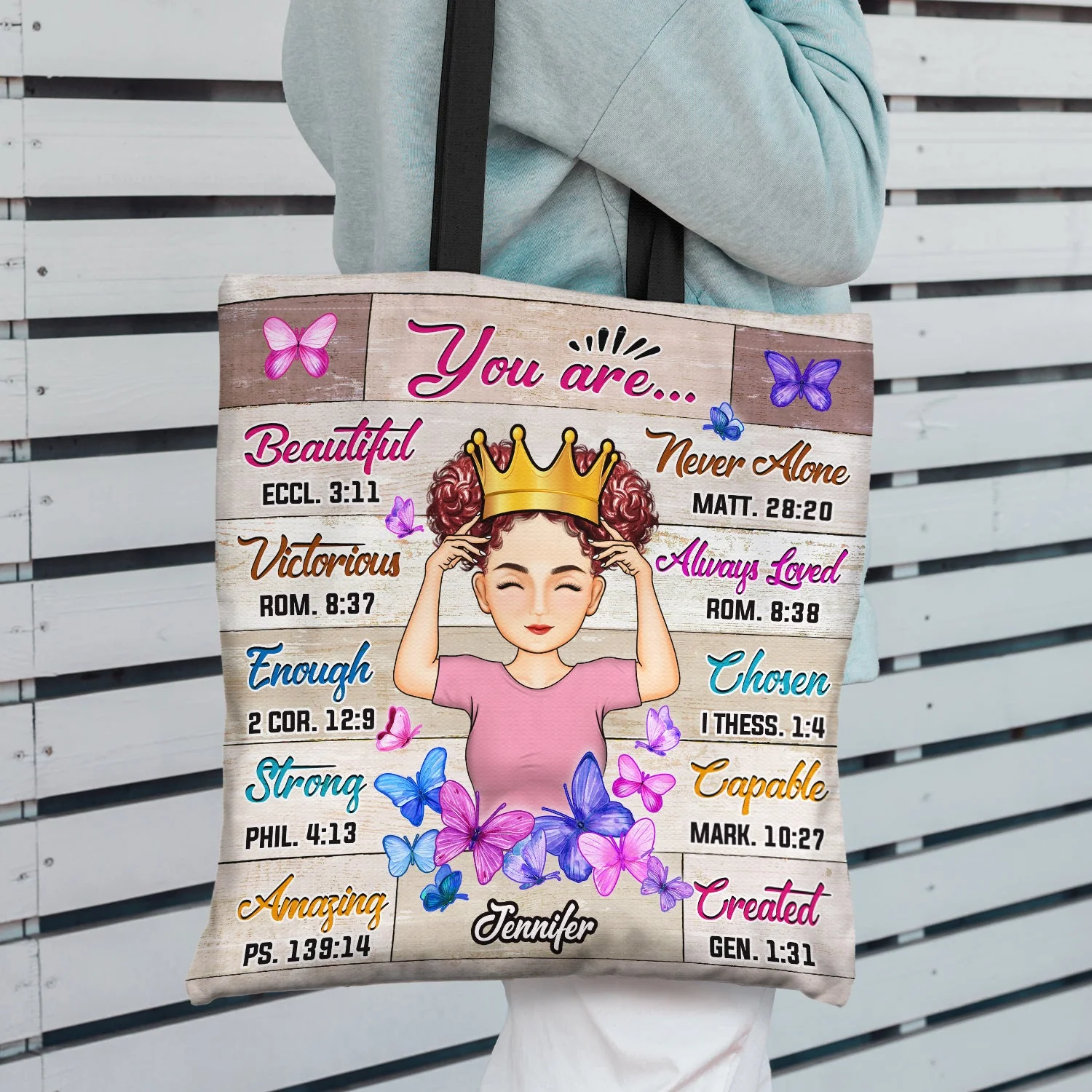 You Are Victorious - Gift For Kid, Back To School Gift - Personalized Custom Zippered Canvas Bag - Image 3