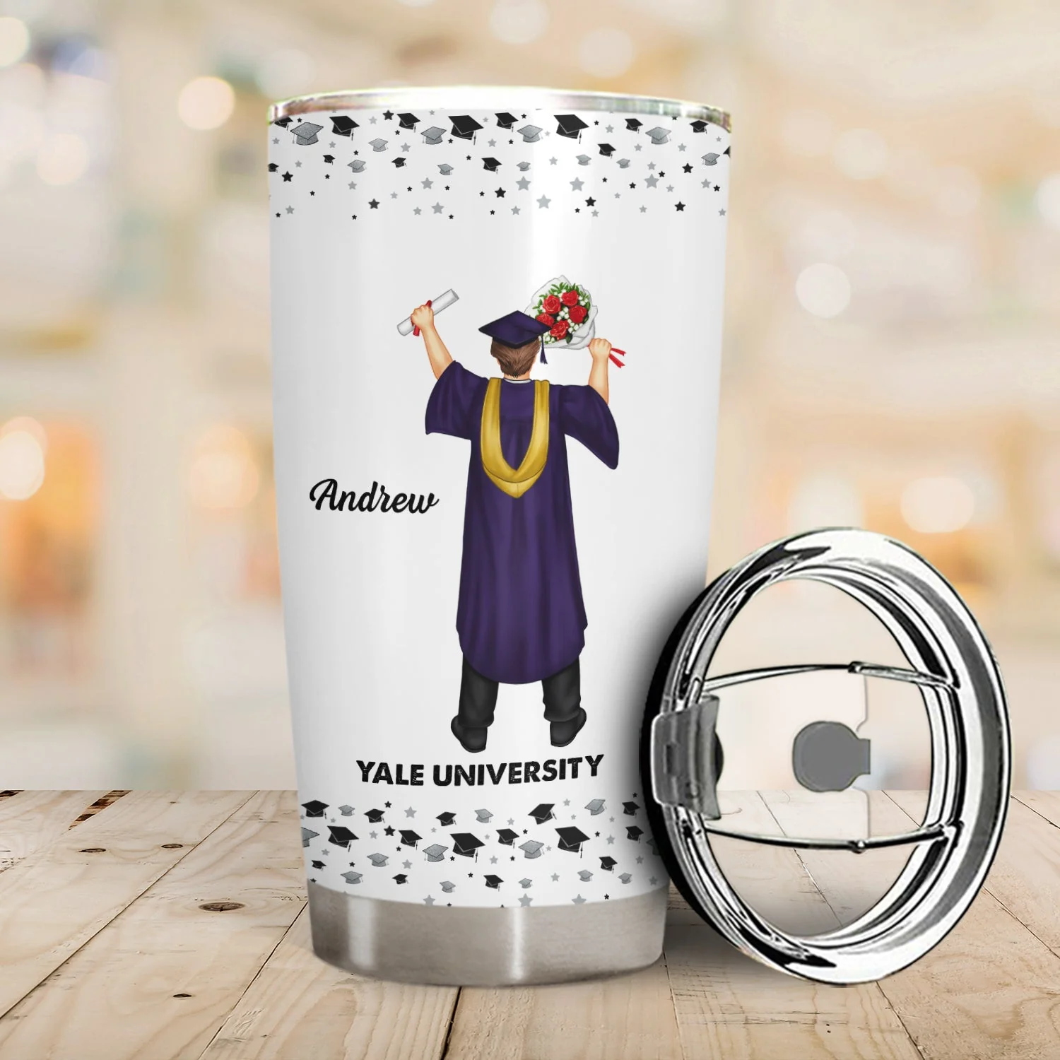 You Believed You Could So You Did - Graduation Gift For Friends, Children - Personalized Tumbler - Image 2