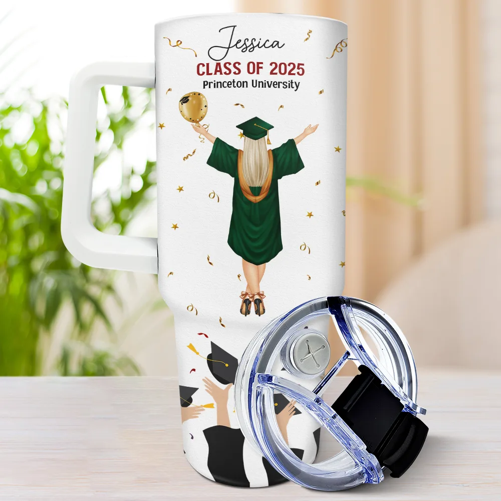 You Believed You Could So You Did - Personalized 40oz Tumbler With Straw - Image 3