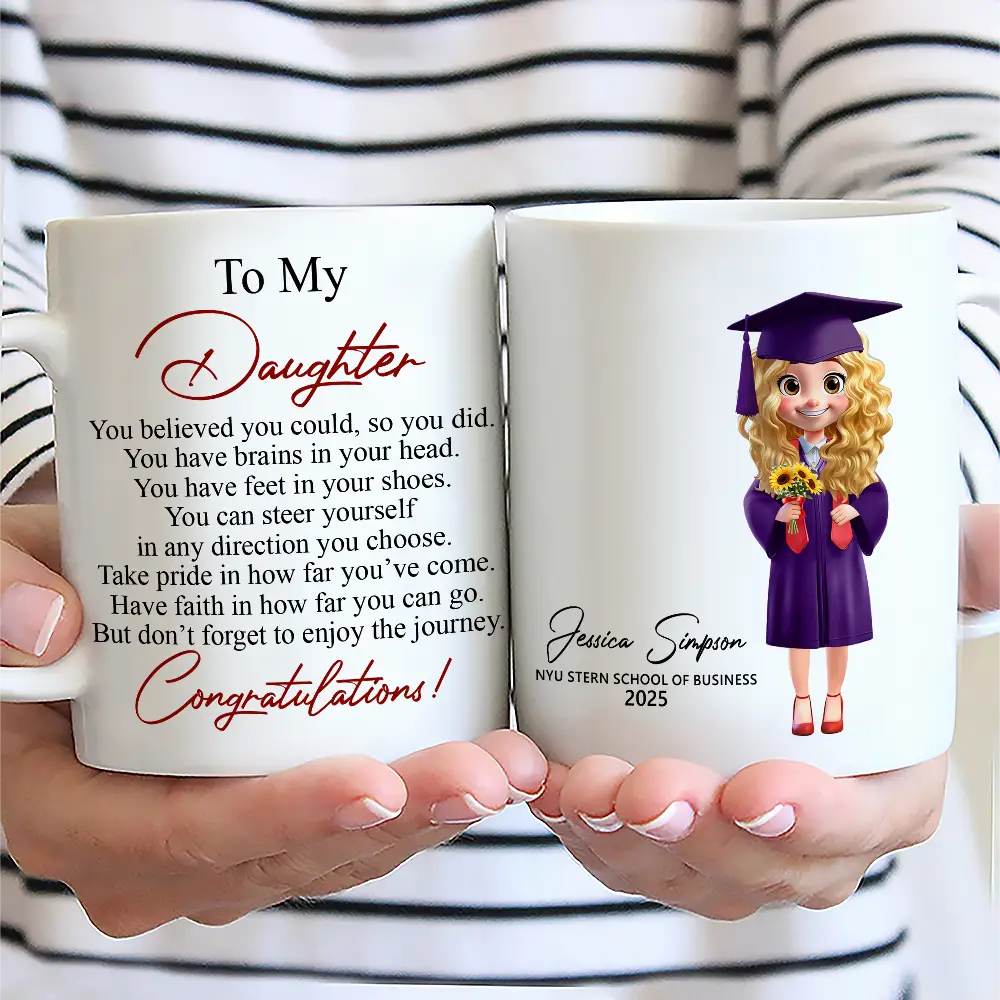 You Believed You Could So You Did - Personalized Mug - Image 2