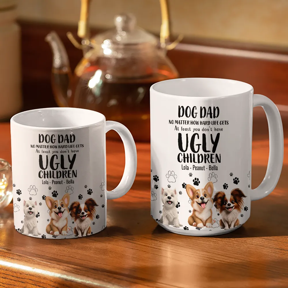 You Don't Have - Personalized White Edge-to-Edge Mug - Image 3