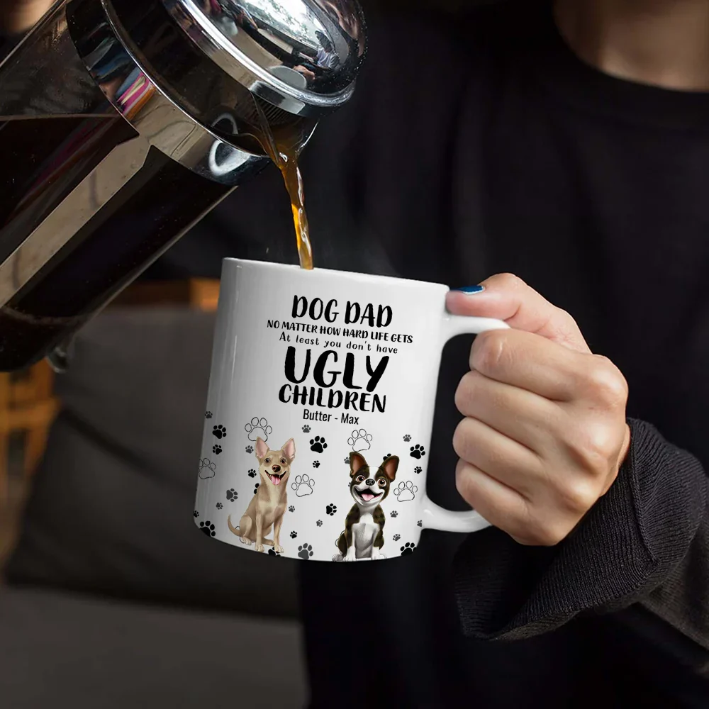 You Don't Have - Personalized White Edge-to-Edge Mug - Image 4