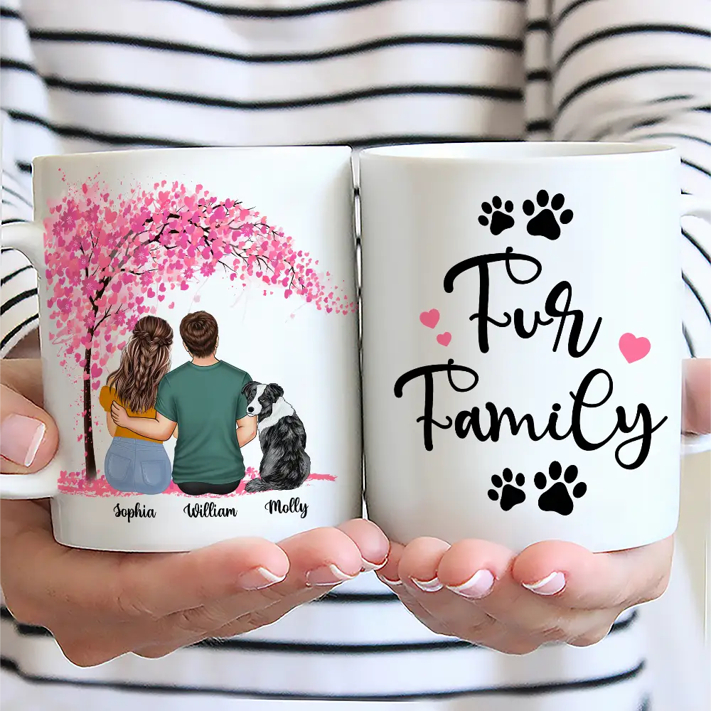 You & Me And The Dogs - Personalized Mug - Image 2