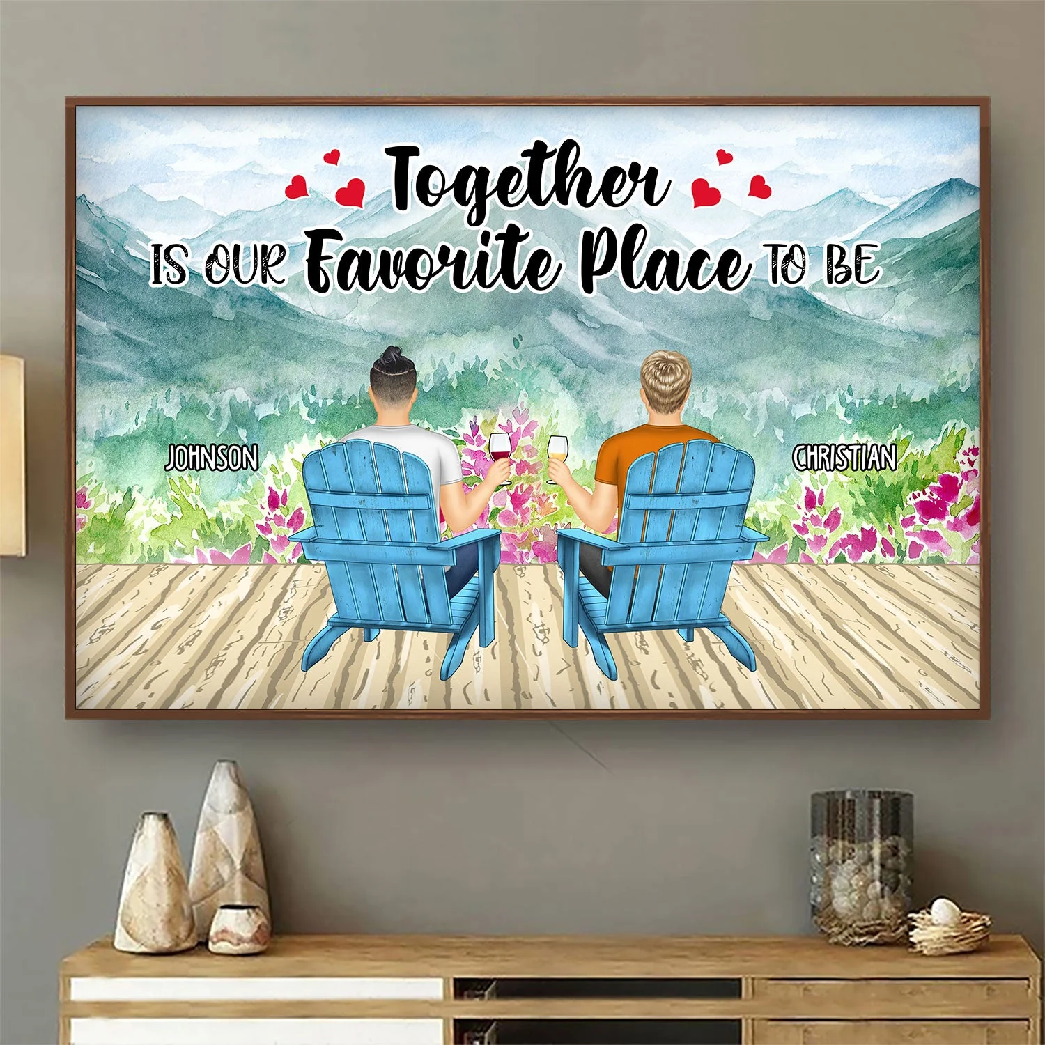 You & Me We Got This - Gift For Couple, Husband Wife - Personalized Custom Poster - Image 2