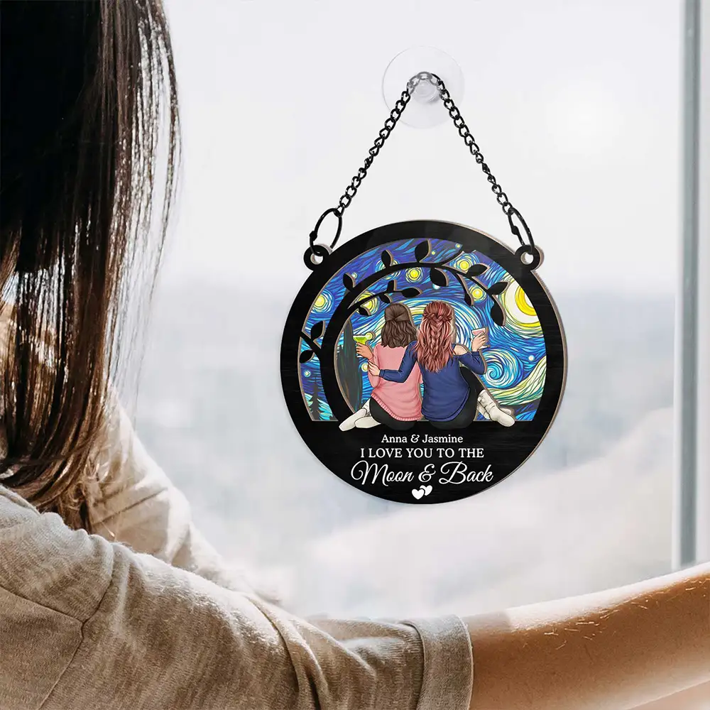 You & Me We Got This - Personalized Window Hanging Suncatcher Ornament - Image 4
