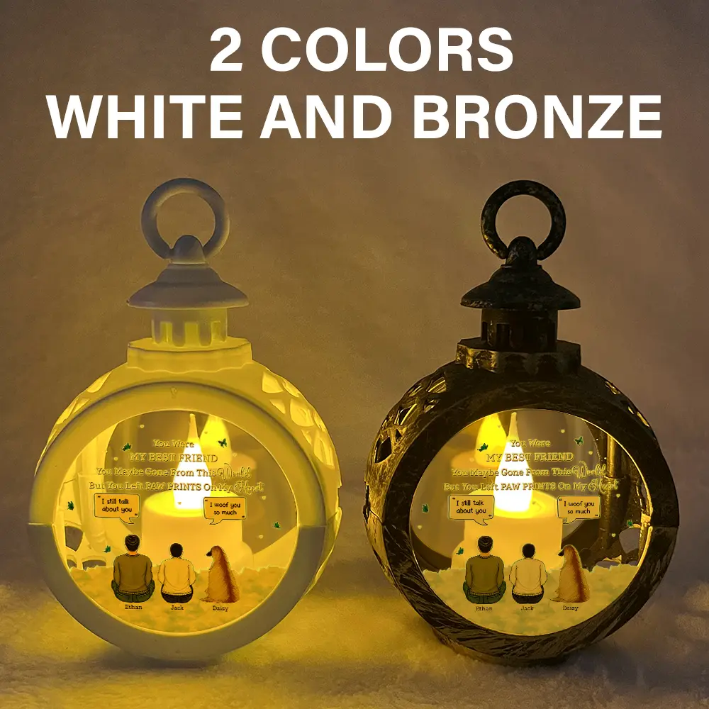 You Were My Favorite Hello And Hardest Goodbye - Personalized Candlelight Lantern Ornament - Image 5