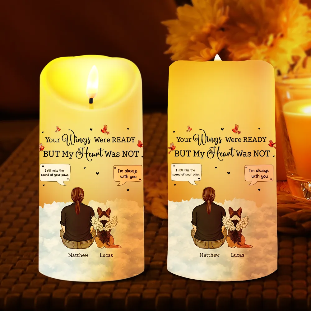 You Were My Favorite Hello And Hardest Goodbye - Personalized Flameless LED Candle - Image 2