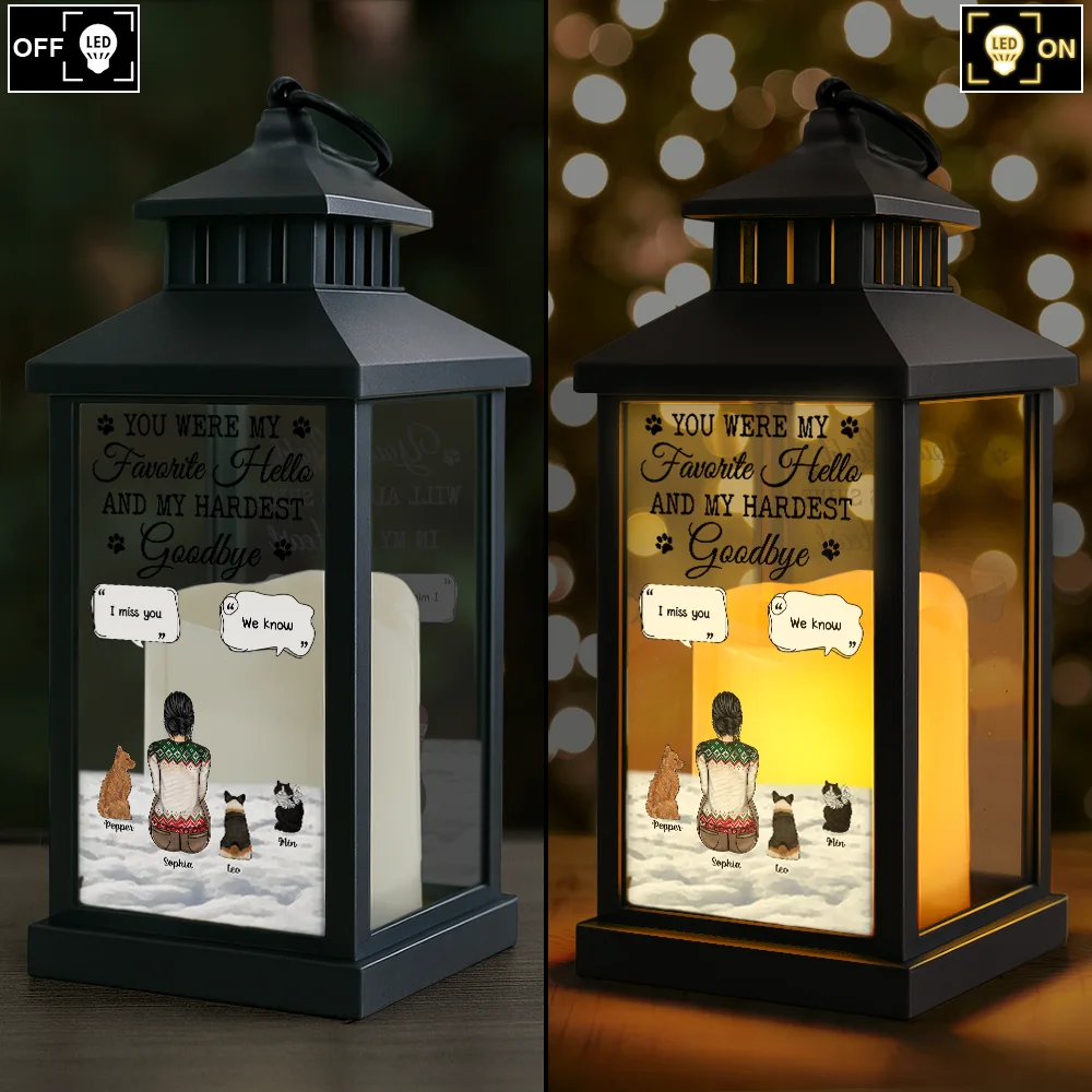 Your Light Will Always Shine In My Heart - Personalized LED Candle Lantern - Image 4