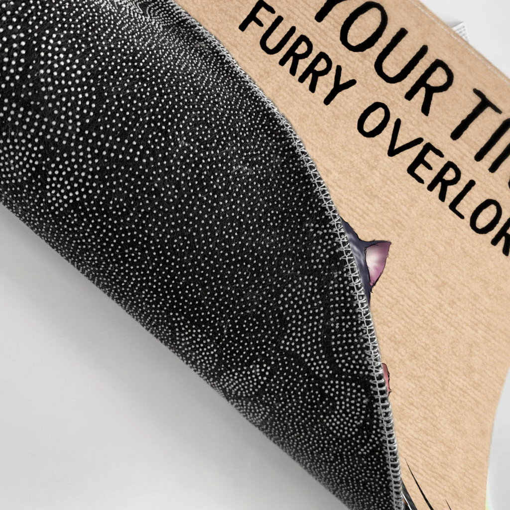 Your Tiny Furry Overlords - Gift For Cat Lovers - Personalized Custom Doormat - Image 3