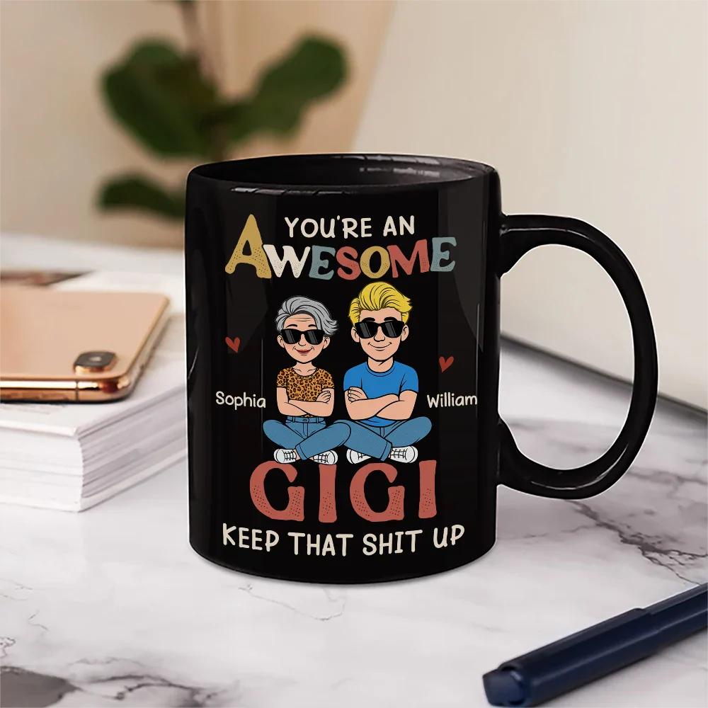 You're An Awesome Mom - Personalized Mug - Image 5