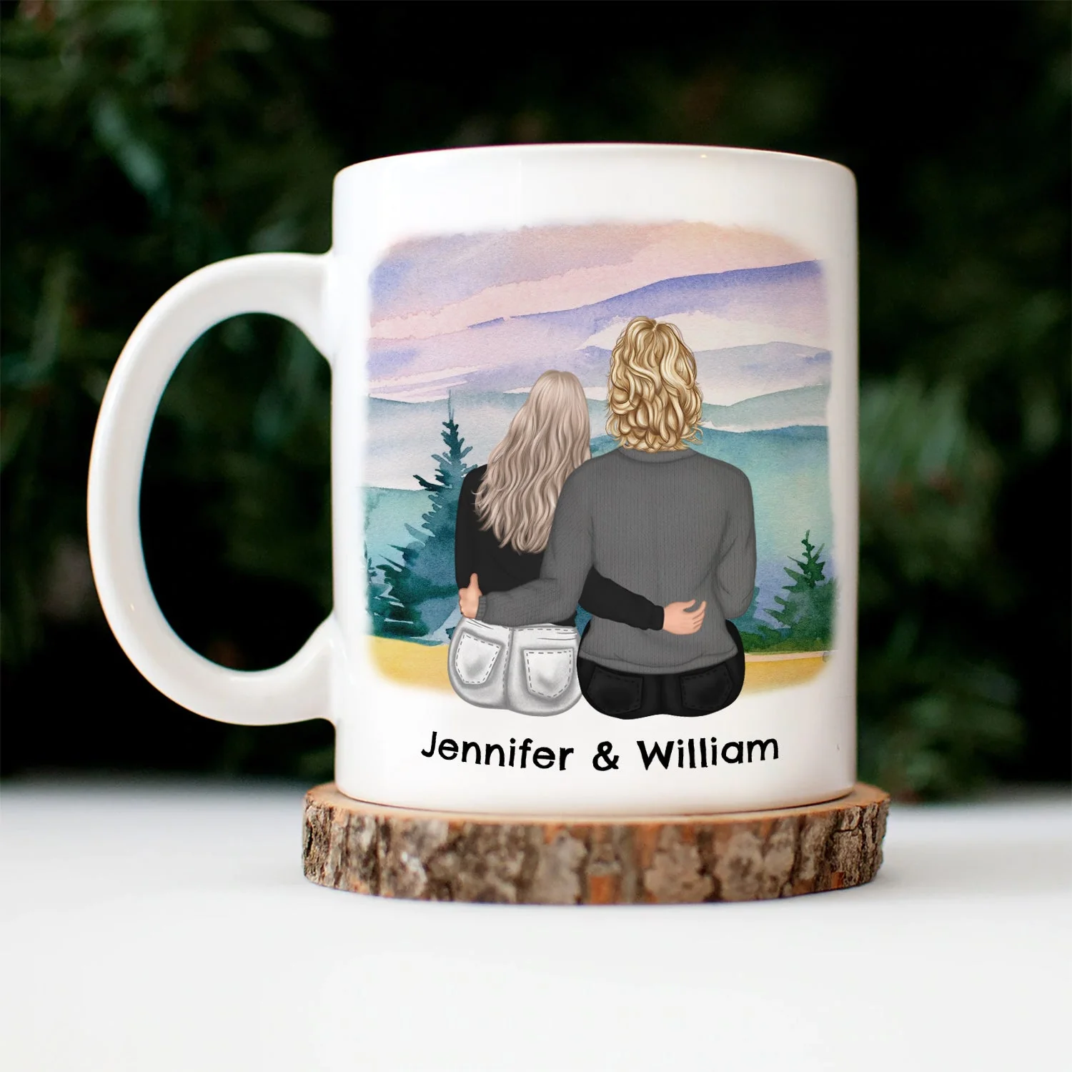 You're Stuck With Me - Gift For Couples - Personalized Mug - Image 3