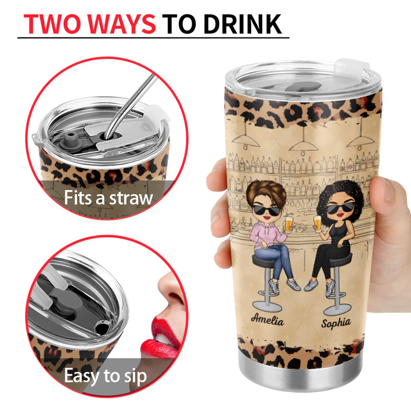 You're The She To My Nanigans Best Friends - Bestie BFF Gift - Personalized Custom Tumbler - Image 4